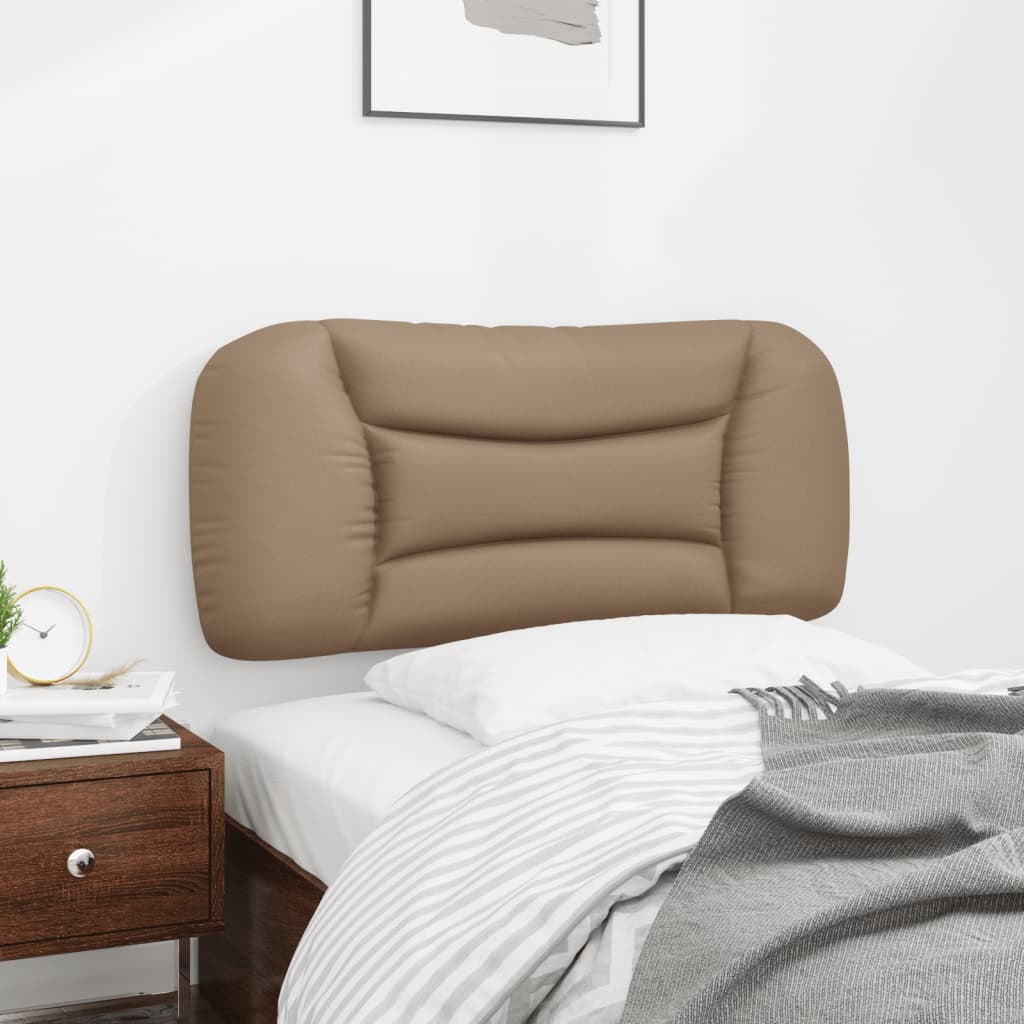 vidaXL Kopfteil-Kissen "Hvar" Cappuccino-Braun 90 cm Kunstleder