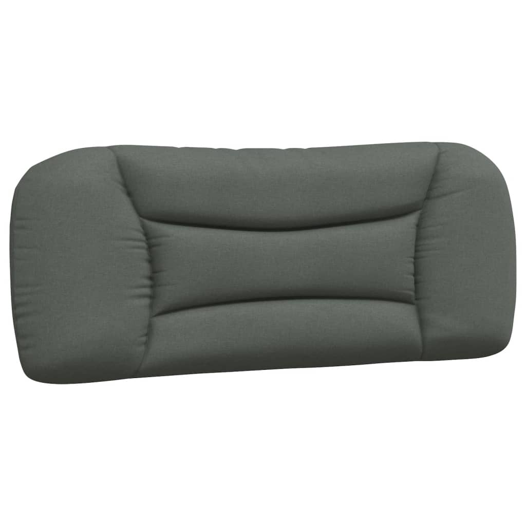 vidaXL Kopfteil-Kissen "Hvar" Dunkelgrau 100 cm Stoff