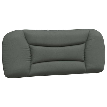 vidaXL Kopfteil-Kissen "Hvar" Dunkelgrau 100 cm Stoff