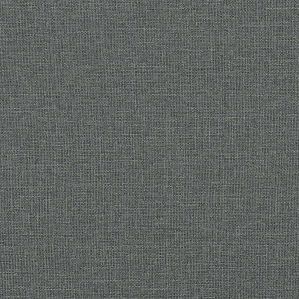 vidaXL Kopfteil-Kissen "Hvar" Dunkelgrau 100 cm Stoff