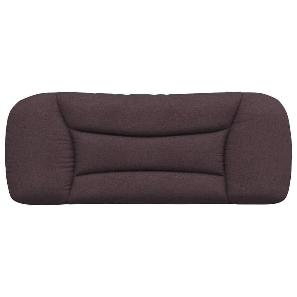 vidaXL Kopfteil-Kissen "Hvar" Dunkelbraun 100 cm Stoff