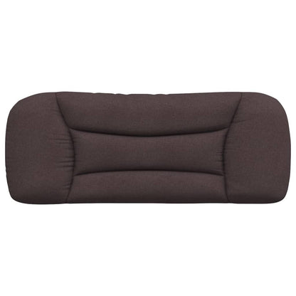vidaXL Kopfteil-Kissen "Hvar" Dunkelbraun 100 cm Stoff