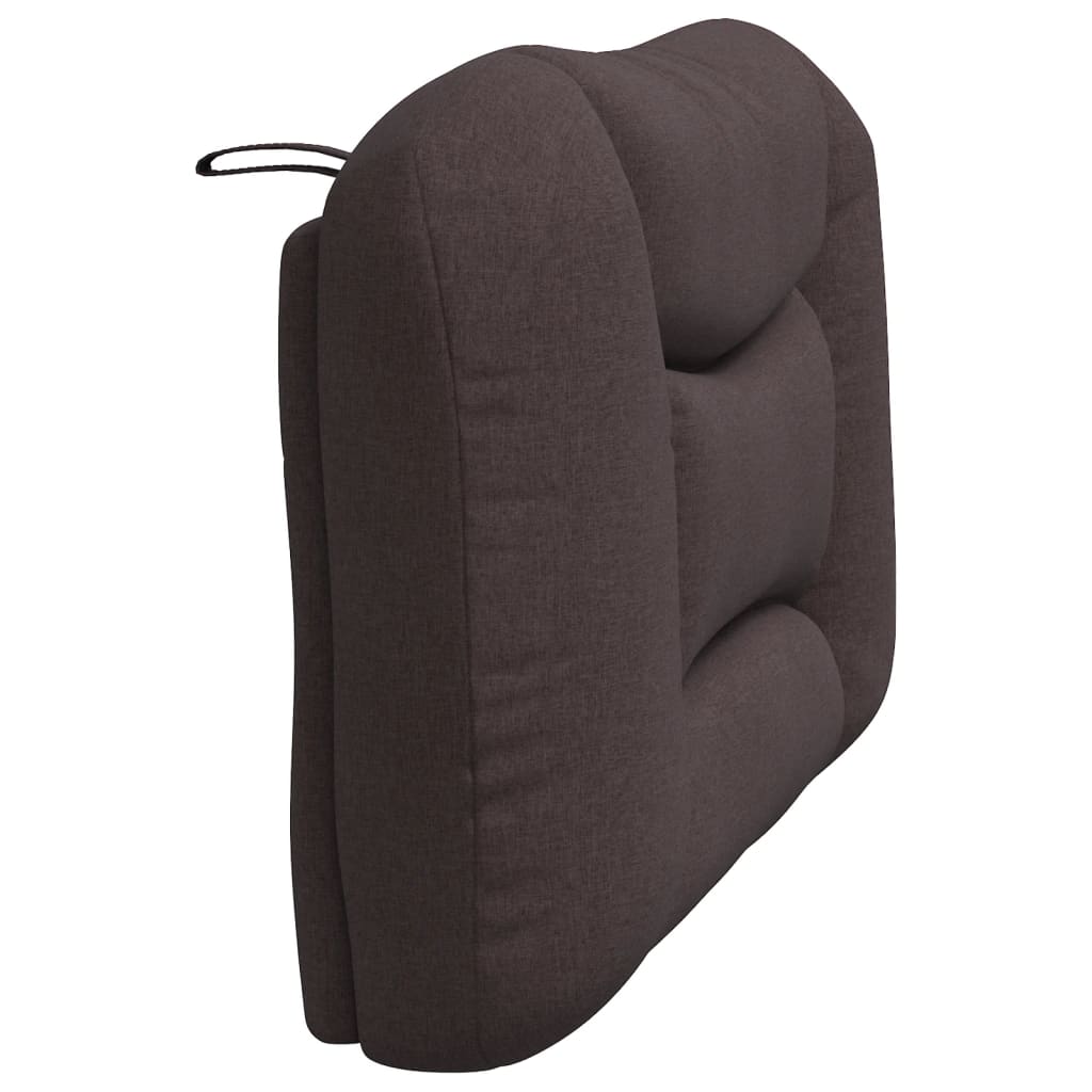 vidaXL Kopfteil-Kissen "Hvar" Dunkelbraun 100 cm Stoff