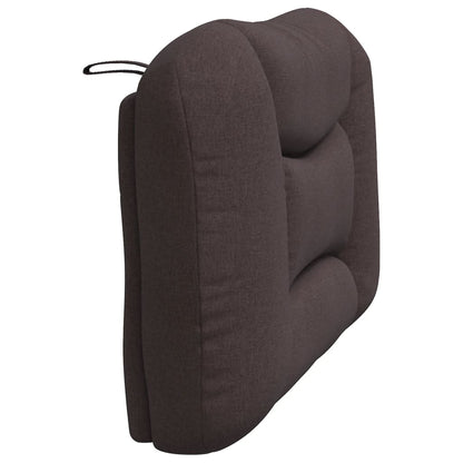 vidaXL Kopfteil-Kissen "Hvar" Dunkelbraun 100 cm Stoff