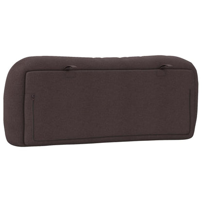 vidaXL Kopfteil-Kissen "Hvar" Dunkelbraun 100 cm Stoff