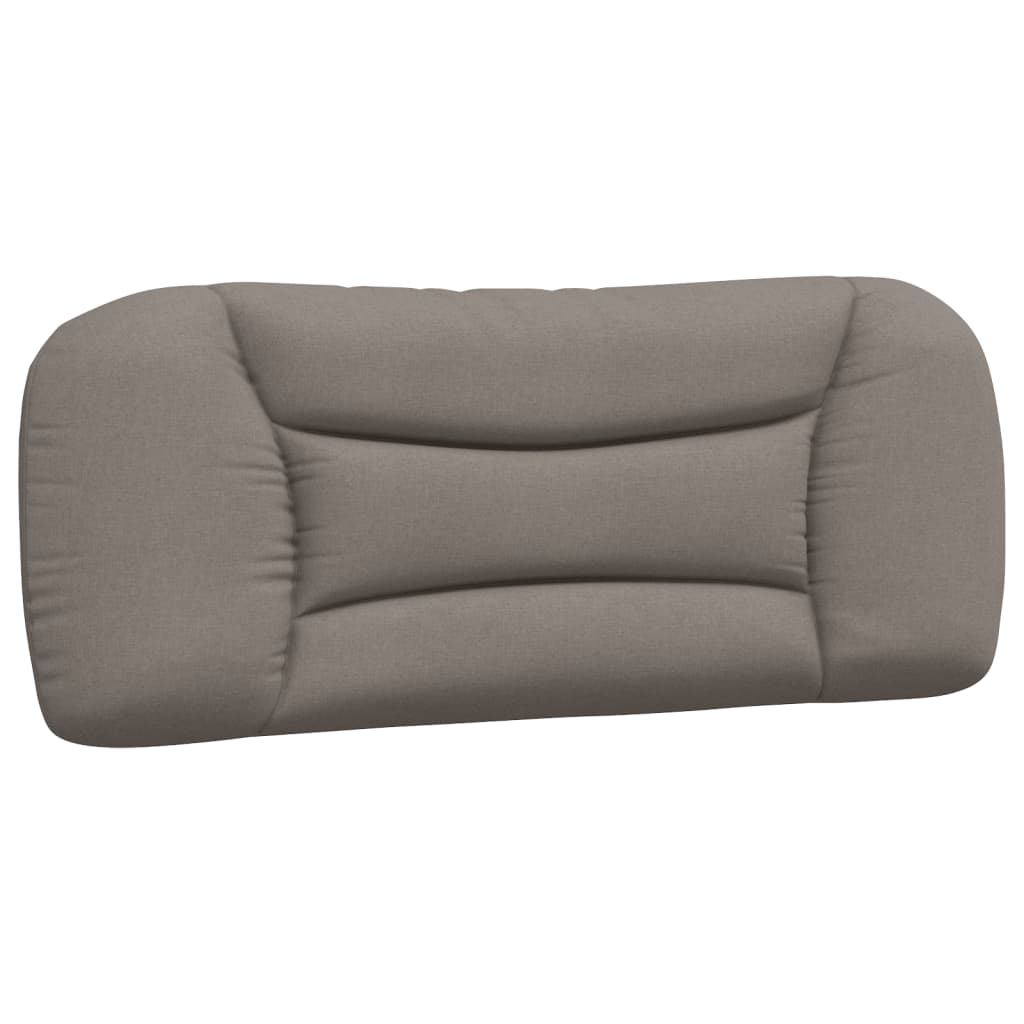 vidaXL Kopfteil-Kissen "Hvar" Taupe 100 cm Stoff