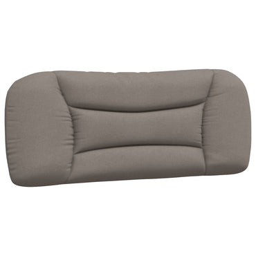 vidaXL Kopfteil-Kissen "Hvar" Taupe 100 cm Stoff