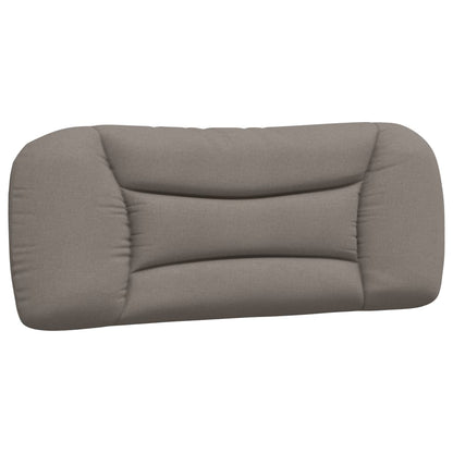 vidaXL Kopfteil-Kissen "Hvar" Taupe 100 cm Stoff