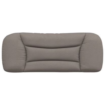vidaXL Kopfteil-Kissen "Hvar" Taupe 100 cm Stoff