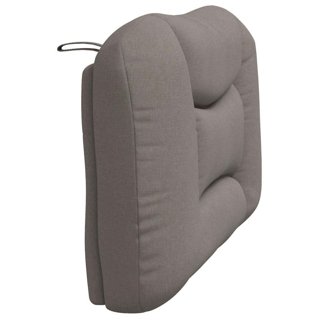 vidaXL Kopfteil-Kissen "Hvar" Taupe 100 cm Stoff