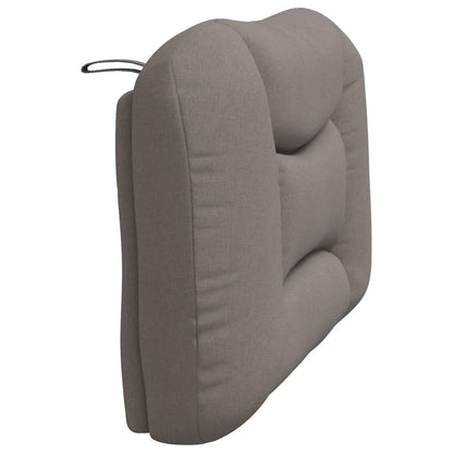 vidaXL Kopfteil-Kissen "Hvar" Taupe 100 cm Stoff