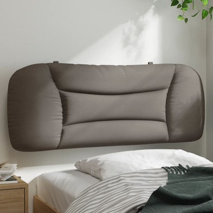 vidaXL Kopfteil-Kissen "Hvar" Taupe 100 cm Stoff