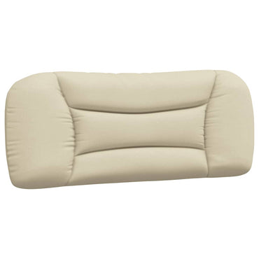 vidaXL Kopfteil-Kissen "Hvar" Creme 100 cm Stoff