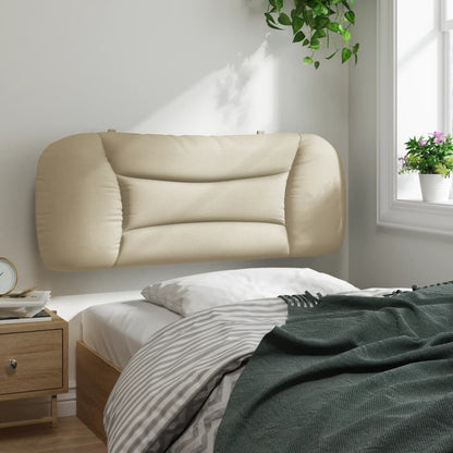 vidaXL Kopfteil-Kissen "Hvar" Creme 100 cm Stoff