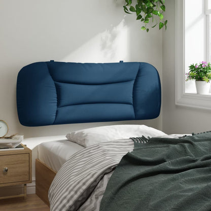 vidaXL Kopfteil-Kissen "Hvar" Blau 100 cm Stoff