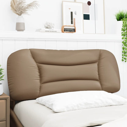 vidaXL Kopfteil-Kissen "Hvar" Cappuccino-Braun 100 cm Kunstleder