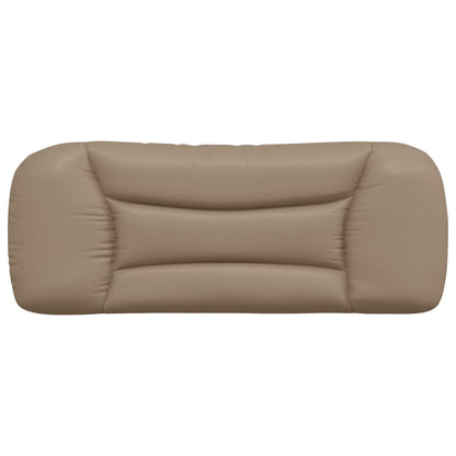 vidaXL Kopfteil-Kissen "Hvar" Cappuccino-Braun 100 cm Kunstleder