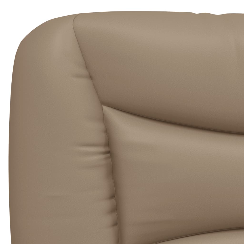 vidaXL Kopfteil-Kissen "Hvar" Cappuccino-Braun 100 cm Kunstleder