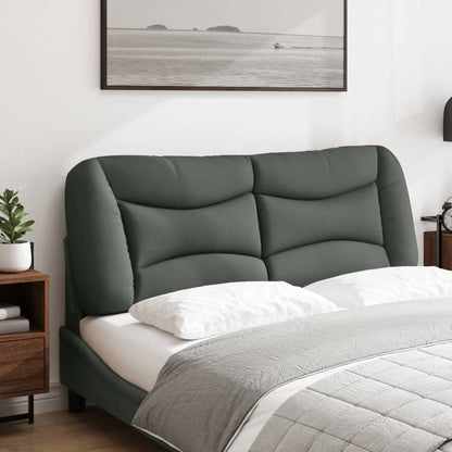 vidaXL Kopfteil-Kissen "Hvar" Dunkelgrau 120 cm Stoff