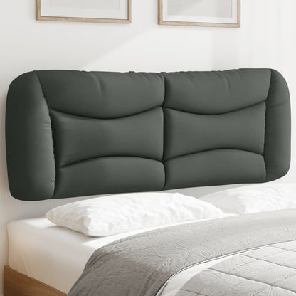 vidaXL Kopfteil-Kissen "Hvar" Dunkelgrau 120 cm Stoff