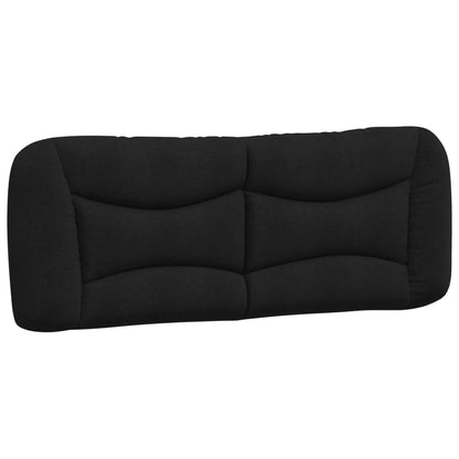 vidaXL Kopfteil-Kissen "Hvar" Schwarz 120 cm Stoff