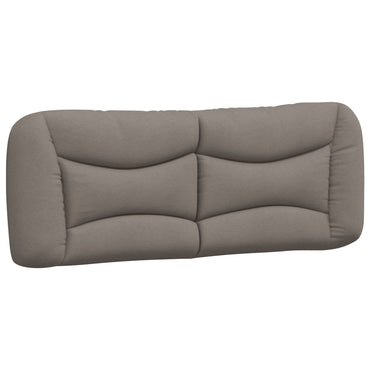 vidaXL Kopfteil-Kissen "Hvar" Taupe 120 cm Stoff