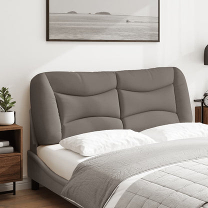 vidaXL Kopfteil-Kissen "Hvar" Taupe 120 cm Stoff