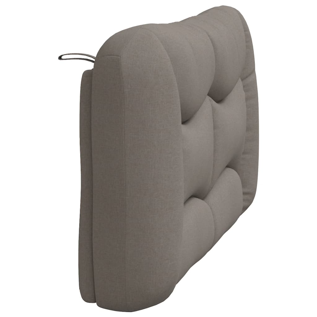 vidaXL Kopfteil-Kissen "Hvar" Taupe 120 cm Stoff