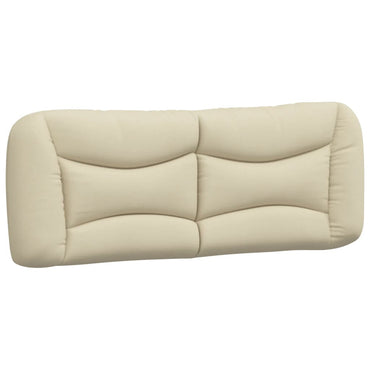 vidaXL Kopfteil-Kissen "Hvar" Creme 120 cm Stoff