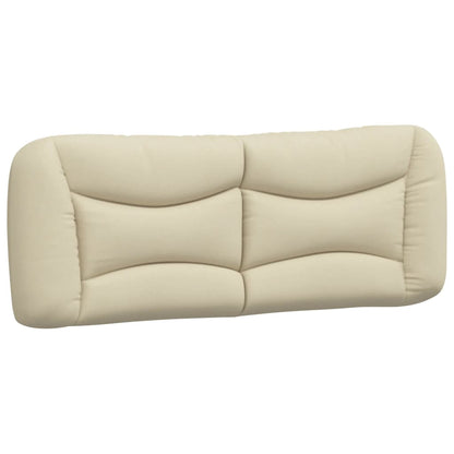 vidaXL Kopfteil-Kissen "Hvar" Creme 120 cm Stoff