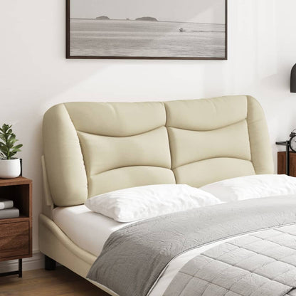 vidaXL Kopfteil-Kissen "Hvar" Creme 120 cm Stoff