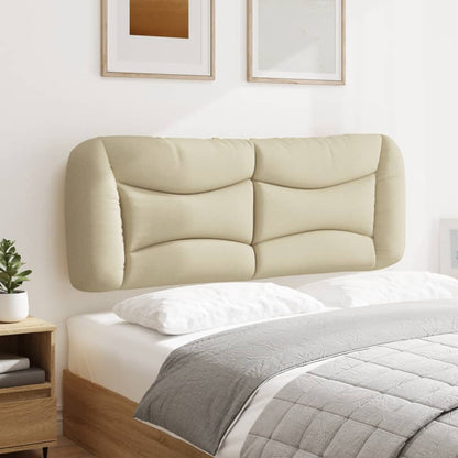 vidaXL Kopfteil-Kissen "Hvar" Creme 120 cm Stoff