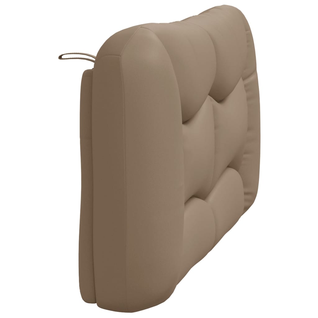 vidaXL Kopfteil-Kissen "Hvar" Cappuccino-Braun 120 cm Kunstleder