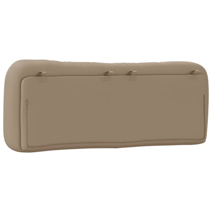 vidaXL Kopfteil-Kissen "Hvar" Cappuccino-Braun 120 cm Kunstleder
