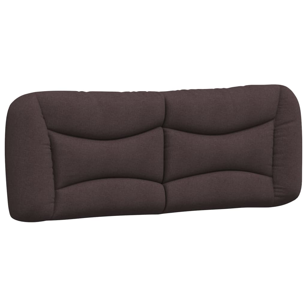 vidaXL Kopfteil-Kissen "Hvar" Dunkelbraun 140 cm Stoff