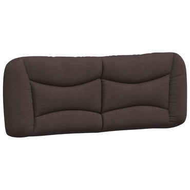 vidaXL Kopfteil-Kissen "Hvar" Dunkelbraun 140 cm Stoff