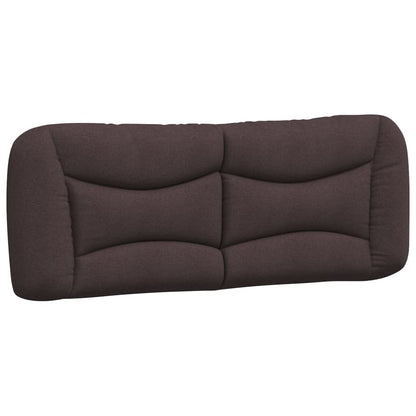 vidaXL Kopfteil-Kissen "Hvar" Dunkelbraun 140 cm Stoff