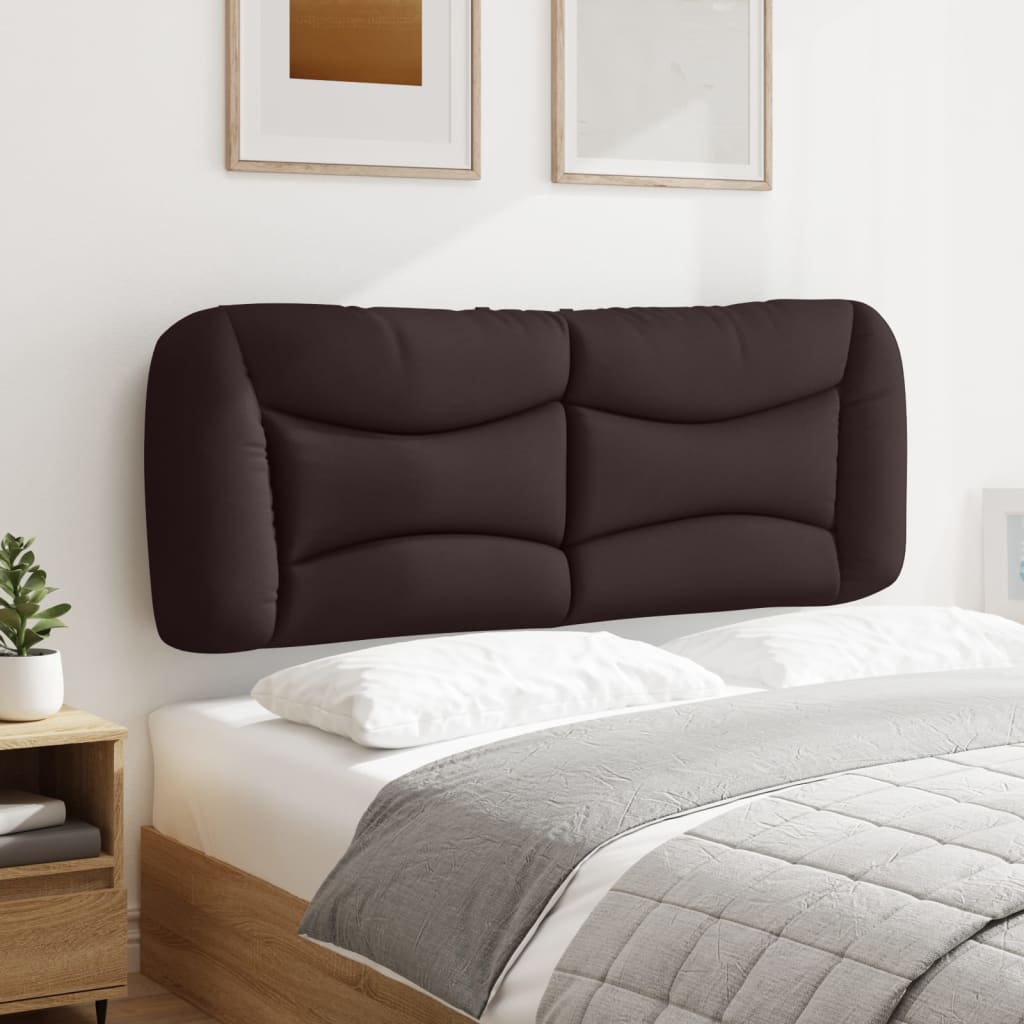 vidaXL Kopfteil-Kissen "Hvar" Dunkelbraun 140 cm Stoff