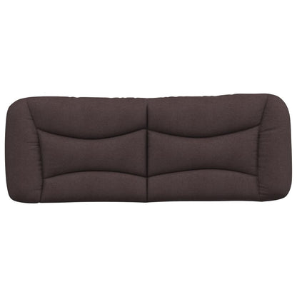 vidaXL Kopfteil-Kissen "Hvar" Dunkelbraun 140 cm Stoff