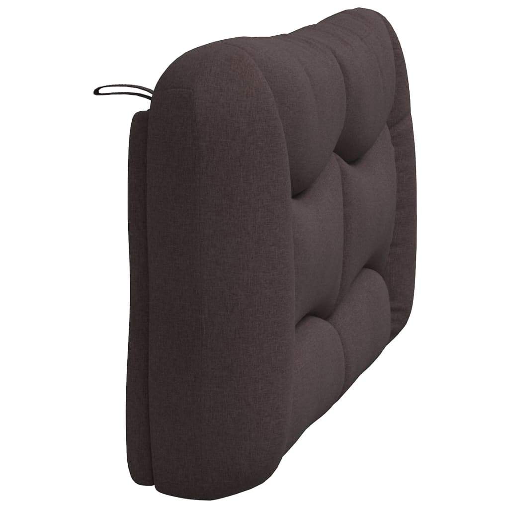 vidaXL Kopfteil-Kissen "Hvar" Dunkelbraun 140 cm Stoff