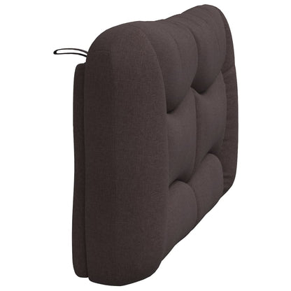 vidaXL Kopfteil-Kissen "Hvar" Dunkelbraun 140 cm Stoff