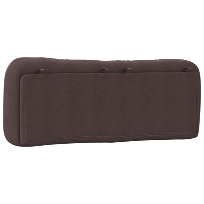 vidaXL Kopfteil-Kissen "Hvar" Dunkelbraun 140 cm Stoff