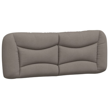 vidaXL Kopfteil-Kissen "Hvar" Taupe 140 cm Stoff