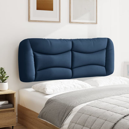 vidaXL Kopfteil-Kissen "Hvar" Blau 140 cm Stoff