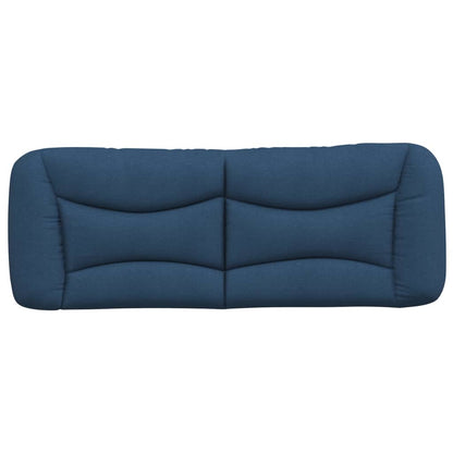 vidaXL Kopfteil-Kissen "Hvar" Blau 140 cm Stoff