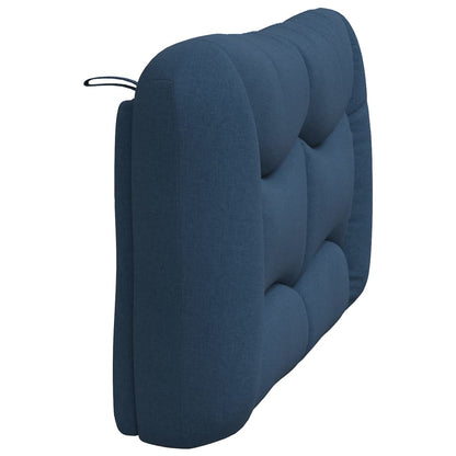 vidaXL Kopfteil-Kissen "Hvar" Blau 140 cm Stoff