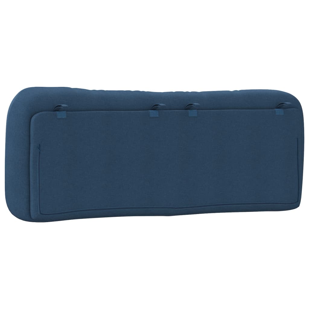 vidaXL Kopfteil-Kissen "Hvar" Blau 140 cm Stoff