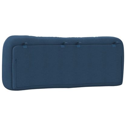 vidaXL Kopfteil-Kissen "Hvar" Blau 140 cm Stoff