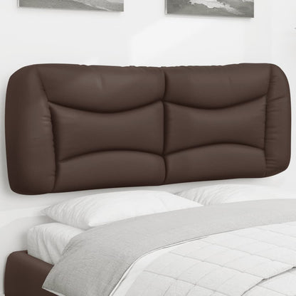 vidaXL Kopfteil-Kissen "Hvar" Braun 140 cm Kunstleder