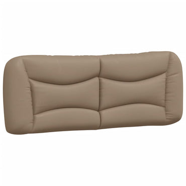 vidaXL Kopfteil-Kissen "Hvar" Cappuccino-Braun 140 cm Kunstleder